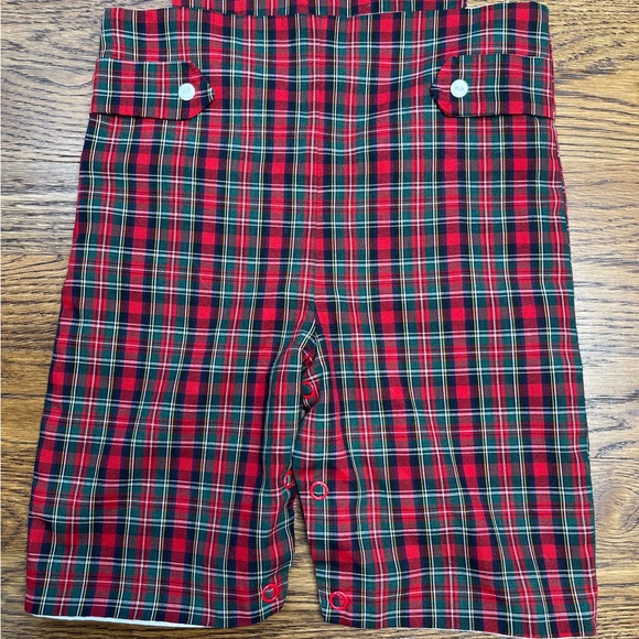 Royal Kidz Boys Red Plaid One Piece Christmas Holiday Jumper 3-6 Months - Picture 3 of 10